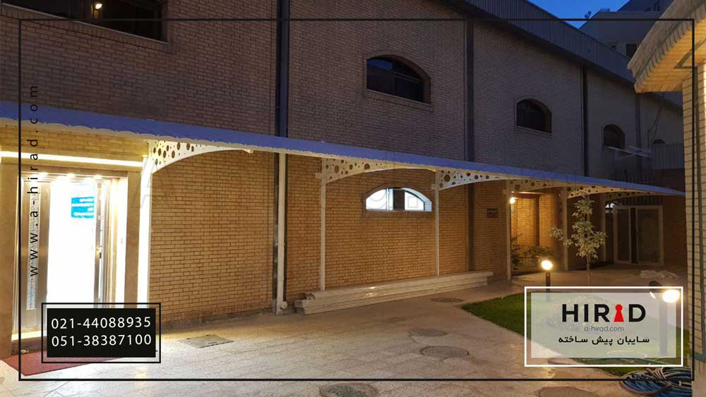 سایبان پیچ و مهره ای طرح نگین تک پایه لیزری شده هتل شرکت نفت سایبان پیچ و مهره ای طرح نگین تک پایه لیزری شده هتل شرکت نفت